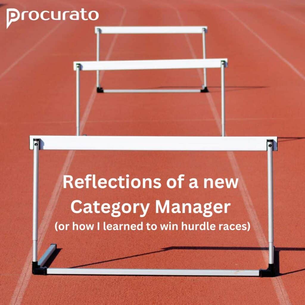 Reflections of a new Category Manager (or how I learned to win hurdle races)